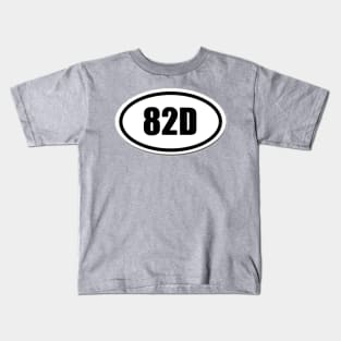 82D Airborne Oval V.1 Kids T-Shirt
